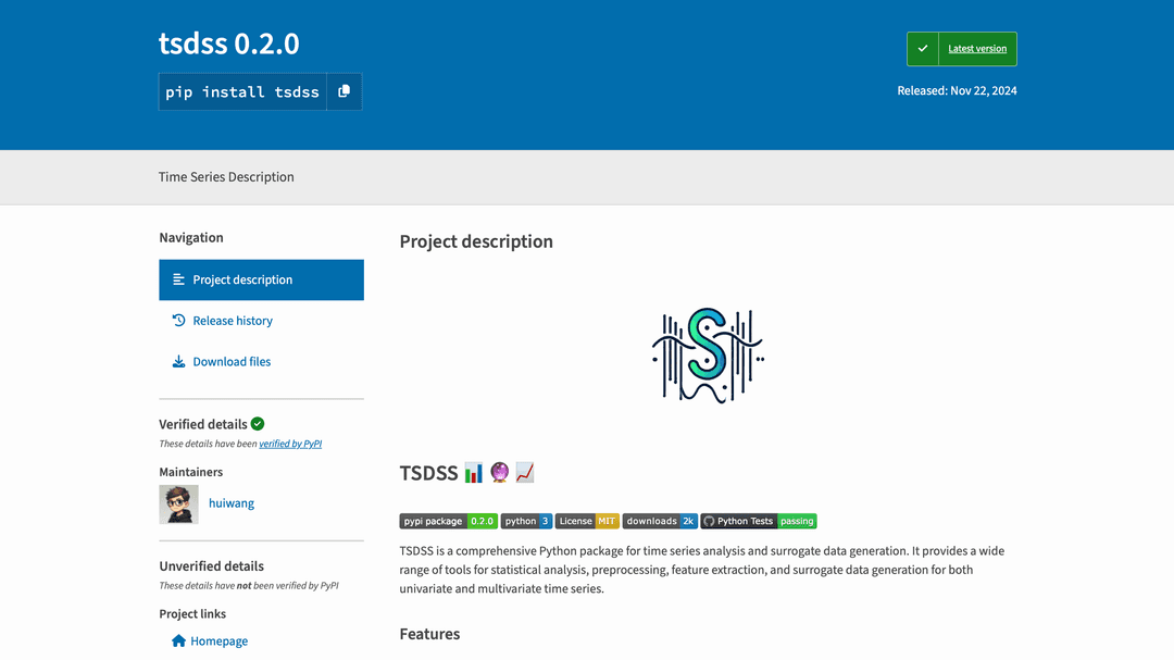 TSDSS Python Package