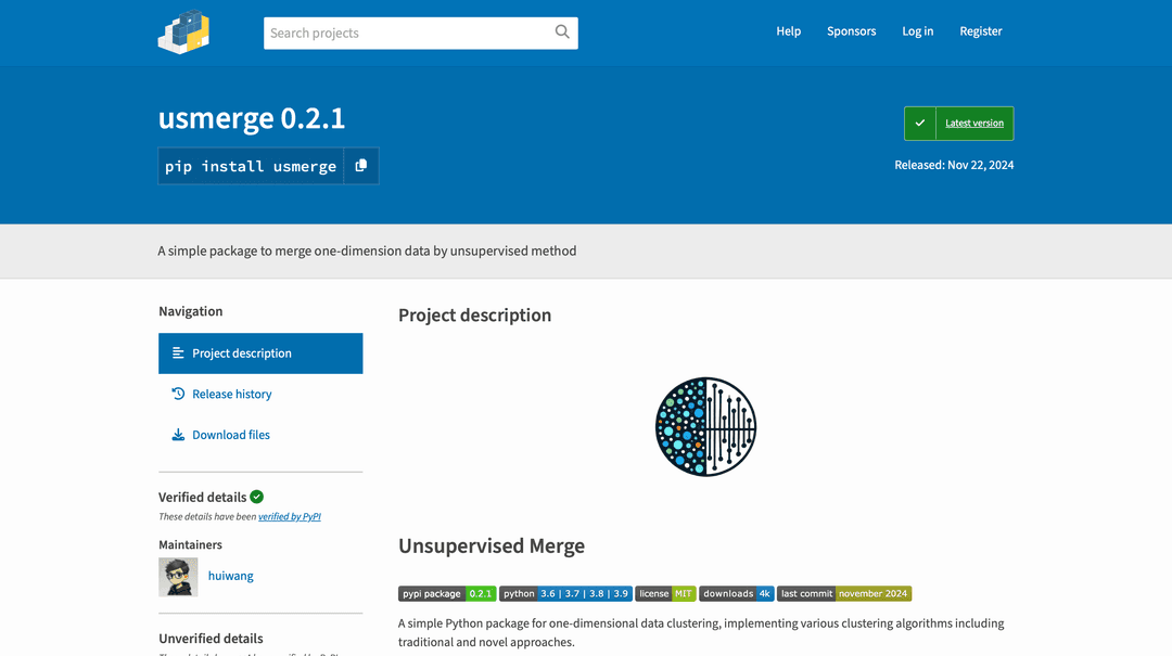 Usmerge Python Package